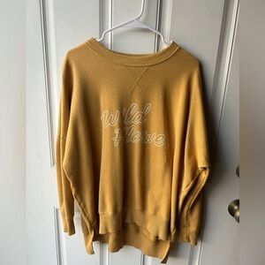 Aerie Mustard Yellow Sweatshirt